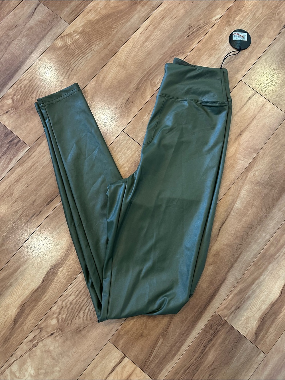 NWT OFFLINE by Aerie Real Luxe High Rise Faux Leather Leggings S Long